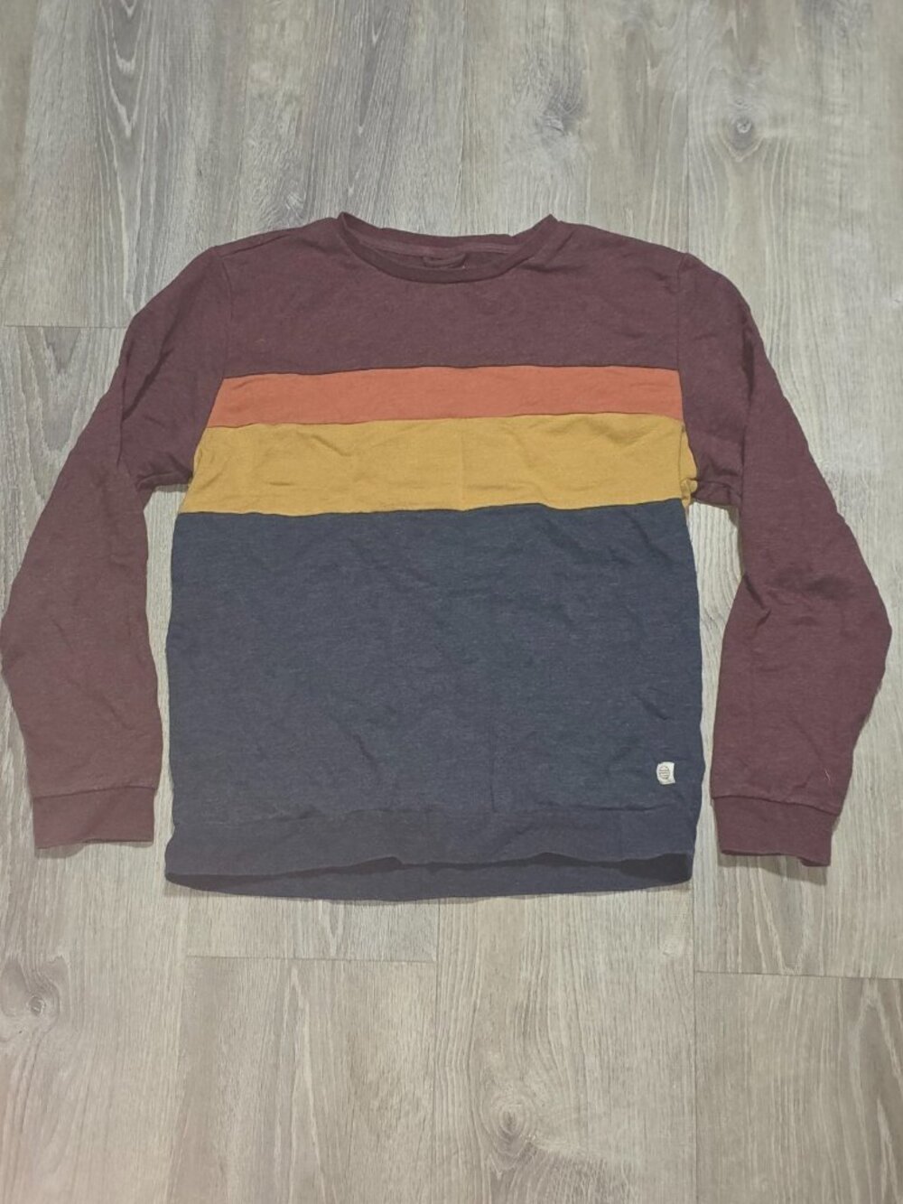 Marine Layer Archive Thompson Stripe Sweater Mens Large Blue White Striped Knit